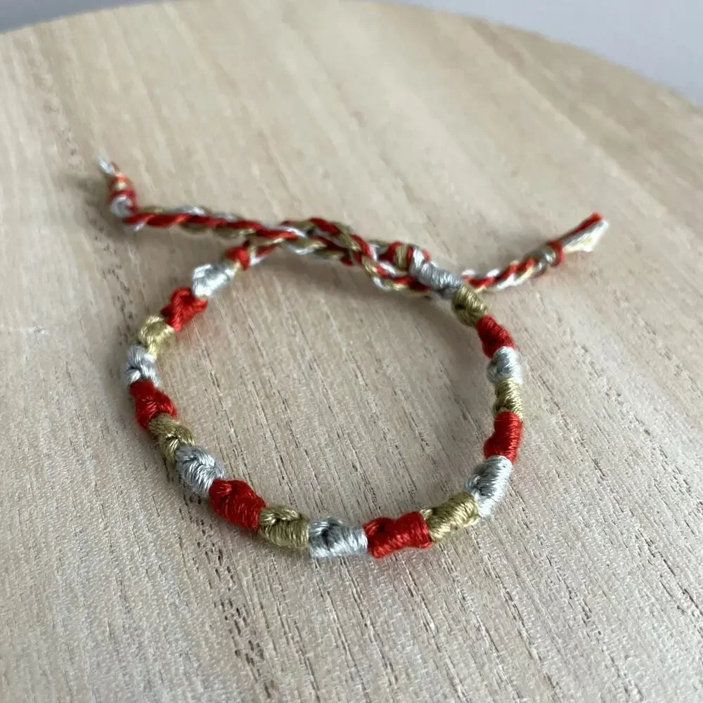 Bonita Bracelet anklet trendy comfortable tie embroidery thread woven gift
